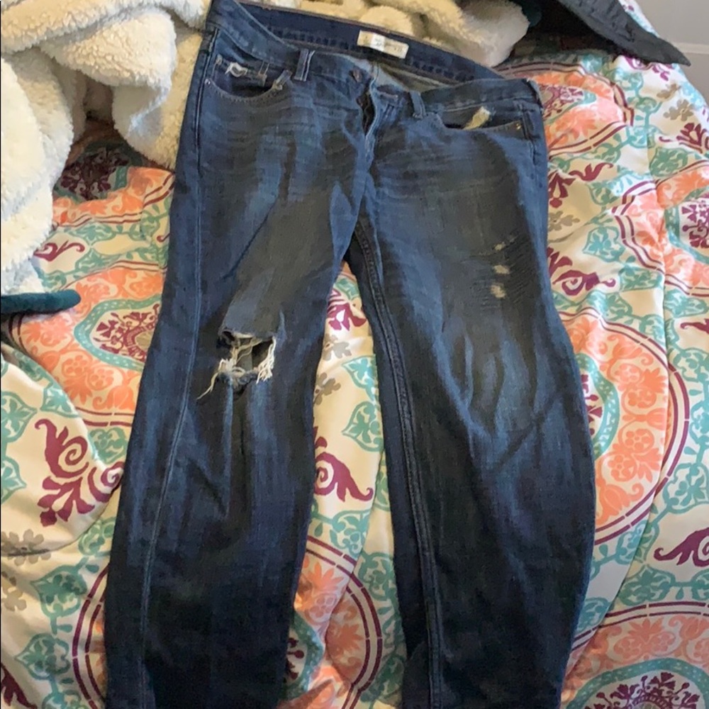 Abercrombie boyfriend jeans!